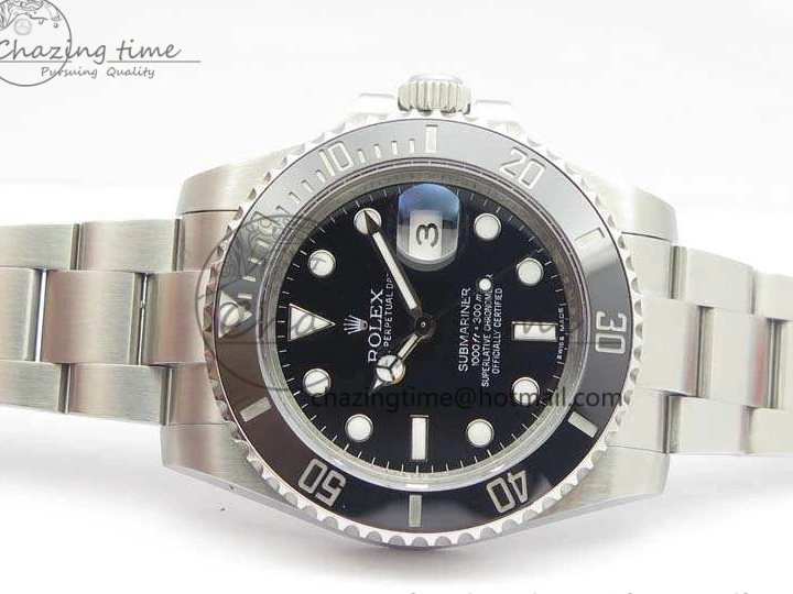 MiroTime 0506 Classic Submariner 116610 LN Black Ceramic GMF 1:1 Best Edition 904L SS Case And Bracelet SA 3512